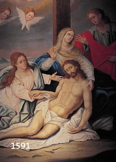 FERREIFERREIRA, NICOLAU, UM 1830, KIRCHENMALER UM 1830, WOHL MITGLIED DER BEKANNTEN PORTUGIE- SISCHEN KÜNSTLERFAMILIE, QUALITÄTVOLLE MALEREI, ...