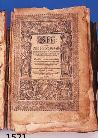 BIBEL, ALTES UND NEUES TESTAMENT, ZüRICH, 1638, ALLE BüCHER DES ALTEN UND NEUEN TESTA-MENTES, DURCHGEHEND ILLUSTRIERT, EINIGE SEITENLOSE, ...