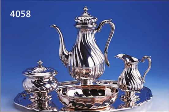 3-TEILIGES KAFFEESERVICE, DEUTSCH, 30ER JAHRE, 800ER SILBER, MEISTERMARKE O. PREEDE, BAROCKSTIL, BEST. AUS: KAFFEEKANNE (DECKEL MIT ...