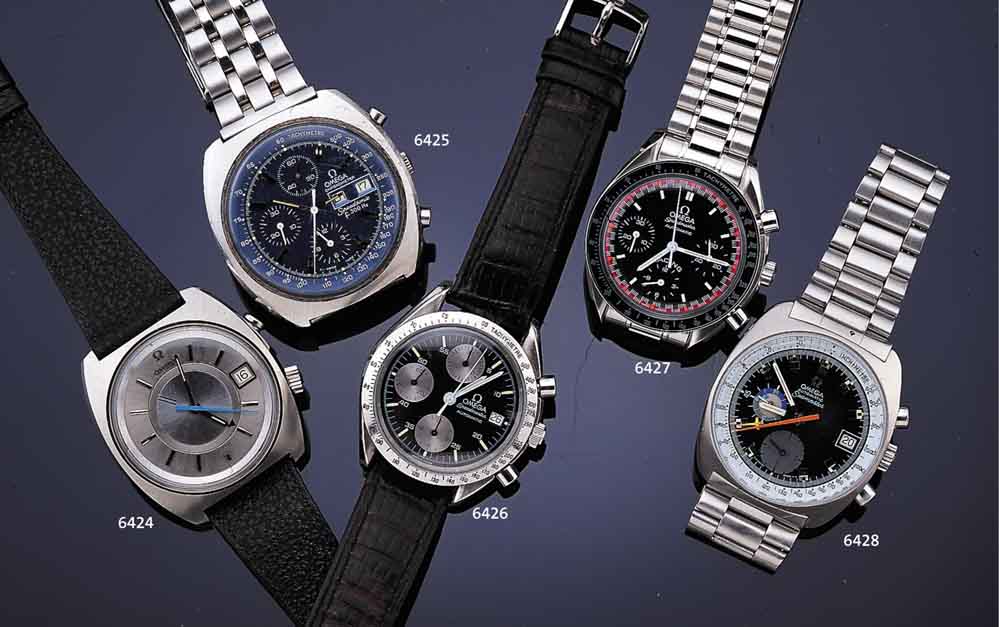 OMEGA ARMBANDCHRONOGRAPH SPEEDMASTER AUTOMATIKSERIE RACING/MICHAEL SCHUMACHER WORLDCHAMPION 2000, LIMITED EDITION VON 6.000 STüCK, HIER DIE ...