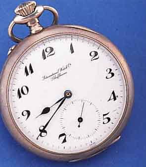IWC HERRENTASCHENUHR LEPINE, SCHWEIZ UM 1913800ER SILBER, BER., EMAILBL. SIGN., VERG. 2/3 PLATINENWERK, 15 ST., VERSCHR. CHATONS. KOMP.-UNR., ...