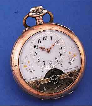 HEBDOMAS HERRENTASCHENUHR 8-TAGEWERK, 800ER SILBER, RäNDER VERG., SCHWEIZ UM 1918, EMAILBL. FEIN HAARR., GOLD- U. SILBERPIQUET- ARB., WERK ...