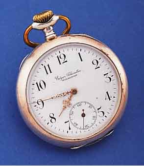 THOMMEN HERRENTASCHENUHR OFFEN SERIE SOLA, RESERV. FüR EDGAR SCHINDLER, WILSDRUFF, SCHWEIZ/DEUTSCHLAND UM 1912, 800ER SILBER, RäNDER ...