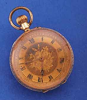 KONVOLUT: 2 DAMENTASCHENUHREN, BEIDE SCHWEIZFüR DEN ENGL. MARKT UM 1895, 1X SAVONETTEAUSF.935ER SILBER, RUNDUMGRAV., FEINES EMAILBL. M. ...