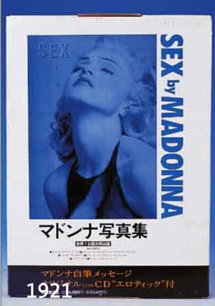 MADONNA (US-AMERIK. SäNGERIN/SCHAU- SPIERIN), SEX, EROTISCHE PHANTASIEN, JAPAN. AUSGABE, FOTOGS V. STEVEN MEISEL, MIT ZAHLR. ...