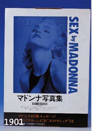 MADONNAMADONNA (US-AMERIK. SÄNGERIN/SCHAU- SPIELERIN), SEX, EROTISCHE PHANTASIEN, 1992, JAPAN. AUSGABE, FOTOS V. STEVEN MEISEL, MIT ZAHLREICHEN ...