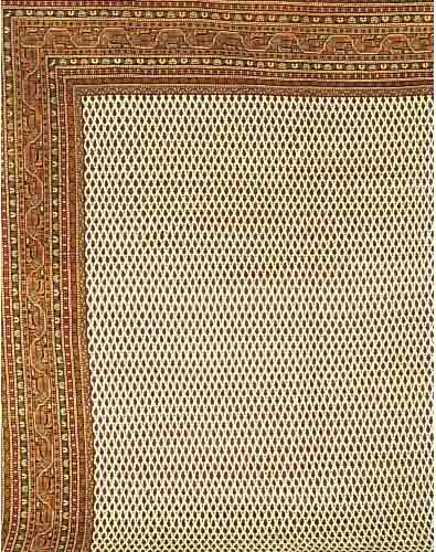 SAROGH MIR, INDIEN, 406 X 299CM, EHZ 1-2 FLOR WOLLE, CA.10 JAHRE