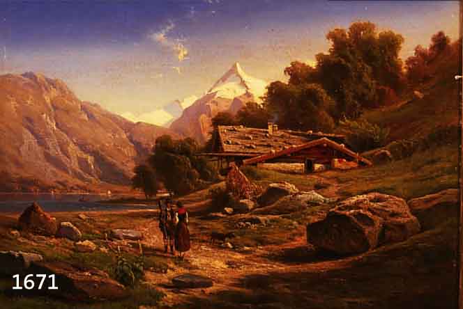 CARMIENCKE, DEDO, *VOR 1840 - 1907 BERLIN, LANDSCHAFTSMALER, BESCHICKT ZWISCHEN 1860 UND 1892 DIE BERLINER AKADEMIEAUSTELLUNGEN, MEIST MIT MOTIVEN ...