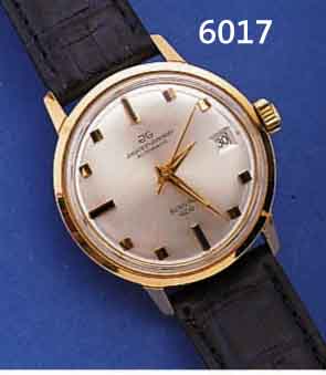 JAQUET & GIRARD HERRENARMBANDUHR AUTOMATIK AIRVAC/400, SCHWEIZ UM 1964, METALL HART- VERG., EDELST.-BODEN GESCHR., 25 ST., ZEN- TRALROTOR ...