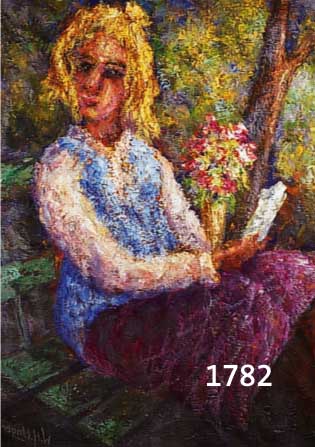 UNGER, WOLFGANG - HEINZ, GEB. 1929 HALLE, STUD. AN DER KUNSTHOCHSCHULE BURG GIBICHEN- STEIN IN HALLE BEI PROF. KIRSCH UND W. HER- MANN, HIER: ...