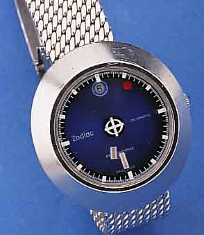 ZODIAC HERRENARMBANDUHR ASTROGRAPHIC/AUTOMATIK SST, MYSTERIEUSE ZEITANZEIGE DURCH ROT., TRANSP. ZEIGERSCHEIBEN, EDELST.-MASSIV-GEH., ...
