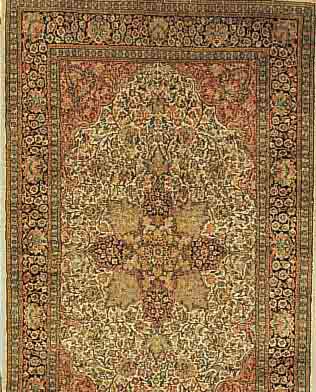 KASHMIR, INDIEN, 195 X 120CM, EHZ 3 FLOR SEIDIG, CA.10 JAHRE, REINIGUNGSBEDüRFTIG.