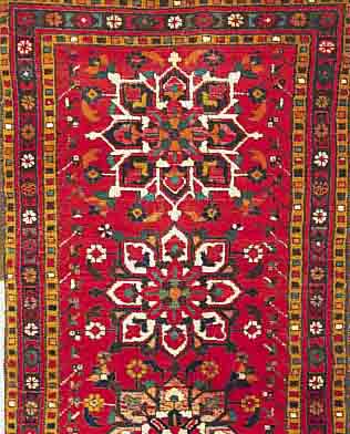 HAMADAN, PERSIEN, 385 X 110CM, EHZ 3 FLOR WOLLE, CA.20 JAHRE