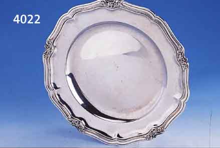 ANBIETTELLER, KOPENHAGEN 1936, 830ER SILBER, MEISTERMARKE K.C. HERMANN, WARDEIN- MARKE SIIGSGARD, BAROCKSTIL, D CA. 24.5 CM, CA. 430 G