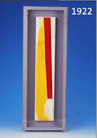 HAJEK,HAJEK, OTTO HERBERT, BILDOBJEKT NR. 88/5K, ÖL/LWD, SIGNIERT, RÜCKSEITIG EBENFALLS SIGN. UND BEZEICHNET, CA. 70 X 25 X 6 CM, UNTER ...