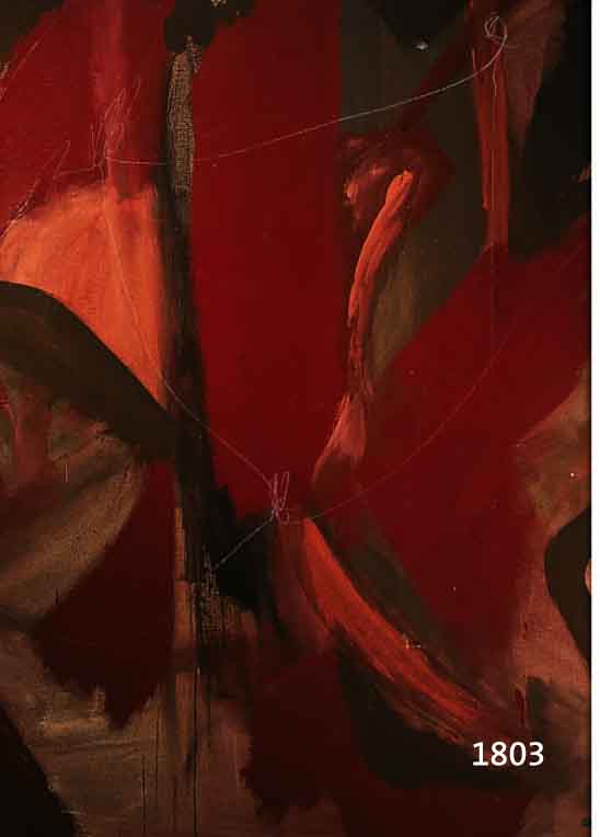 LÜLÜCKENROTH, JUPP, GEB. 1919 KÖLN, KOMPOSITION, ÖL/NESSEL, CA. 106 X 105 CM, R.