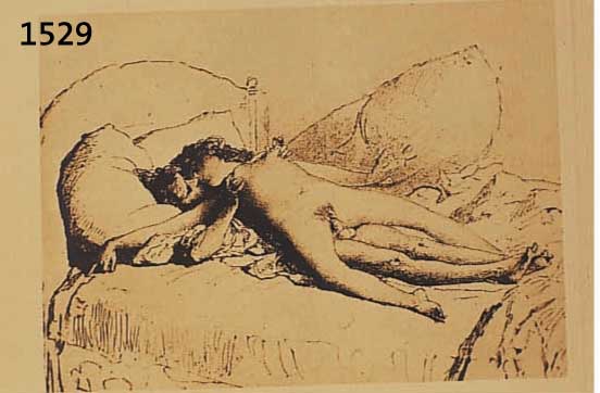 MICHAEL VON ZICHY, UM 1900, BUCH, LIEBE VIERZIG EROTISCHE ABBILDUNGEN, PAPPEEINBAND 18 X 24 CM