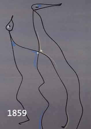 ERNST, MAX, 1891-1976, DREI FARBLITHOGRAPHIEN AUS: LES CHIENS ONT SOIF VON JACQUE PREVERT, MOURLOT PARIS 1964, JE CA. ...