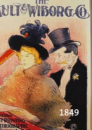 TOULOUSE-LAUTREC, HENRI DE, 1864-1901, VIER FARBLITHOGRAPHIEN, A. SAURET, GEDRUCKT BEI MOURLOT PARIS 1966, JE CA. 31 X 23 CM, PP