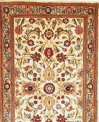 SAROGH,PERSIEN CA 109 X 64 CM. FLOR WOLLE.