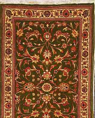 SAROGH,PERSIEN CA 121 X 72 CM. FLOR WOLLE.