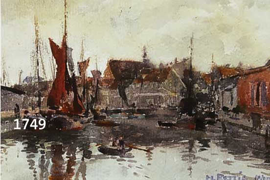 RETTIG, HEINRICH, 1859 BRESLAU - 1921 MüNCHEN, WAR SCHüLER VON THUMANN, KNILLE UND E. HILDE- BRAND, ...