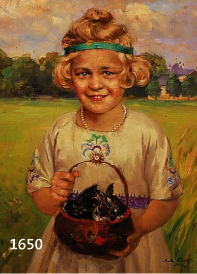 VöLCKER, ROBERT, 1854 DOHNA (B. PIRNA) - 1924 MüNCHEN,  BELIEBTER VERTRETER DER MüNCHENER SCHULE, STUDIERTE ...