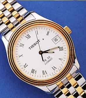 SET:2 TISSOT ARMBANDUHREN FüR DAMEN UND HERRENMODELLSERIE PR50, BEIDE AUTOMATIK M. ZEN- TRALSEK. U. DATUM, POL. EDELST.-GEH. INCL. BäNDER, ...