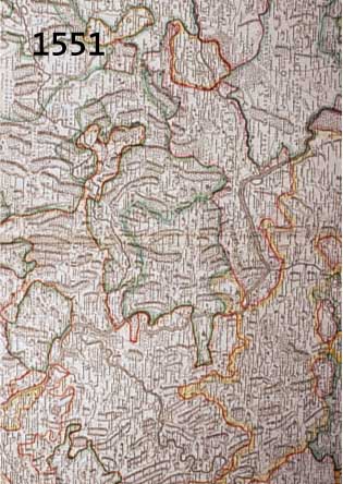 KONVOLUT ZWEI KUPFERSTICHKARTEN, 1 X VON JAILLOT, 1693, RHEINVERLAUF, DOPPEL- BLATT MIT BUGFALTE, CA. 54 X 87 CM; 1 X HOMANN ...