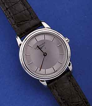 LONGINES DAMENARMBANDUHR LE GRANDE CLASSIQUES, EDELSTAHL, QUARZT, ORIG. LEDERBAND, ORIG. HüLLE FüR PAP., GEBRAUCHSANL., LAGERWARE, EZ 1-2, EHEM. ...