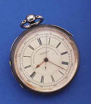 I. FATTORINI HERRENTASCHENUHR SOGENANNTE KAPITäNSUHR, ENGLAND, HALLMARK CHESTER 1893,SCHWERES SILBERGEH., UNR.-STOPP DURCH SCHIE- BER AUßEN ...