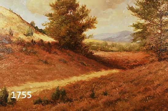 BAAKENS, WOHL 40ER JAHRE, LANDSCHAFTSDARSTELLUNG, ÖL/LWD., SIGNIERT, 50 X 60 CM, RAHMEN L. BEST.