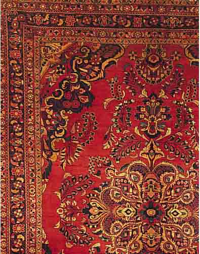 LILIAN, PERSIEN, 405 X 310CM, EHZ 2 FLOR WOLLE, CA.40 JAHRE