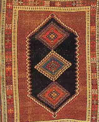 AFSHAR, PERSIEN, 176 X 117CM, EHZ 4 FLOR WOLLE, UM 1900