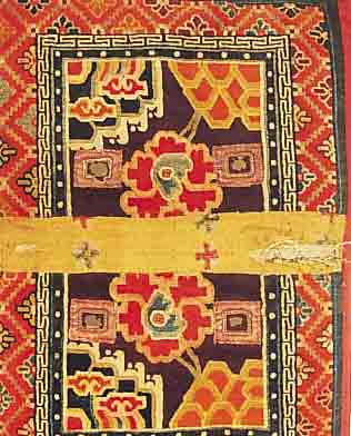 NENEPAL, SATTELTASCHE, 92 X 69CM, EHZ 4 FLOR WOLLE, UM 1930