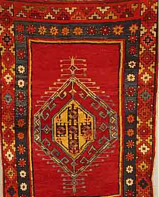 ANANATOL, 152 X 105CM, EHZ 3-4 WOLLE AUF WOLLE, CA.70 JAHRE