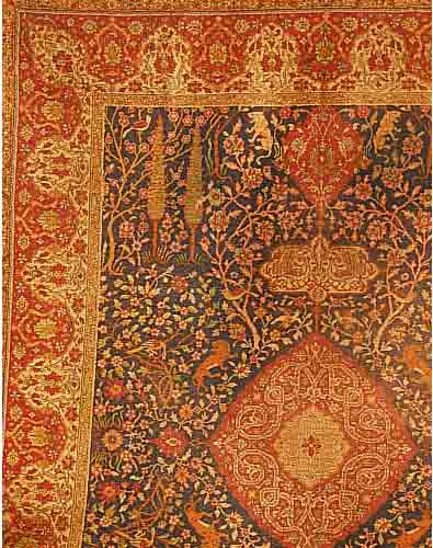 TÄBRIZ, PERSIEN, 408 X 304CM, EHZ 5 FLOR WOLLE, UM 1900