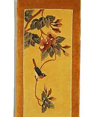 CHINA SEIDE, 91 X 46CM, REINE NATURSEIDE