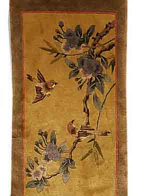 CHINA SEIDE, 91 X 46CM, REINE NATURSEIDE