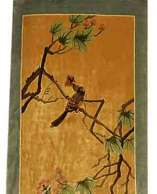 CHINA SEIDE, 122 X 61CM, REINE NATURSEIDE