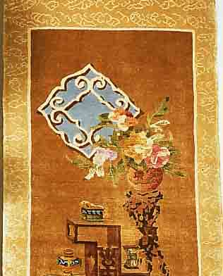 CHINA SEIDE, 122 X 61CM, REINE NATURSEIDE