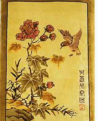 CHINA SEIDE, 122 X 61CM, REINE NATURSEIDE