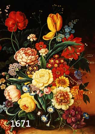 DOGARTH, OSKAR ROBERT, 1898 WIEN - 1961, öSTERREICHISCHER BLUMENMALER IN ALTMEISTERL. STIL, PRACHTVOLLER BLUMENSTRAUSS, ÖL/HARTFASERSIGN. MIT ...