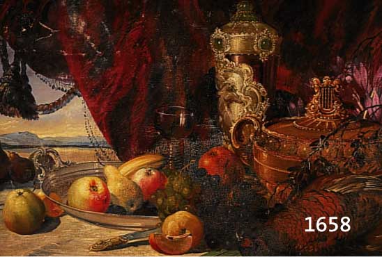 HAUSINGER, SEBASTIAN, WOHL SüDDEUTSCH 19./20. JH., STILLEBEN MIT FASAN, POKAL UND FRüCHTEN, ÖL/LWD. ...