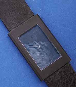 VENTURA ULTRAFLACHE HERRENARMBANDUHR DESIGN BY FLEMMING BO HANSEN, GESAMTH. CA. 4 MM, SCHW. ELOXIERTES GEH., SAPHIRFLACHGL., HIGH- TECH-QUARTZW., ...