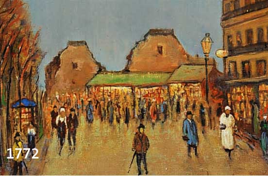 MADELAIMADELAIN, GUSTAVE, 1867 CHARLY (AISNE) - 1944, STELLTE SEIT 1907 IM SALON DES INDEPENDANTS IN PARIS AUS, MALTE OFT FLUSSUFER UND SZENEN AUS ...