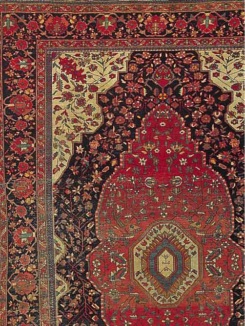 FARAHAN, PERSIEN, 375 X 250CM, EHZ 4-5 FLOR WOLLE, UM 1890
