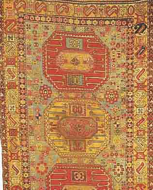 KAZAK, RUSSLAND, 205 X 131CM, EHZ 4-5 WOLLE AUF WOLLE, UM 1900