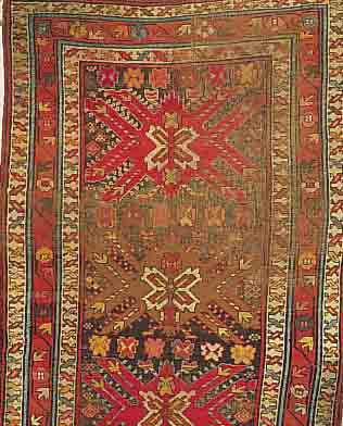 ADLER KAZAK, RUSSLAND, 310 X 131CM, EHZ 5-6WOLLE AUF WOLLE, UM 1900