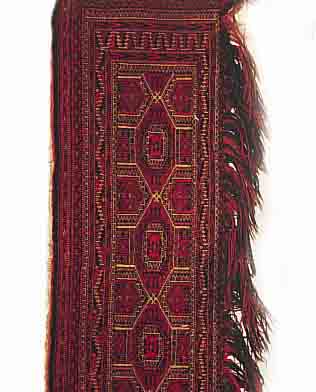 TOTORKMENE TORBA, 116 X 41CM, EHZ 2 WOLLE AUF WOLLE, UM 1920
